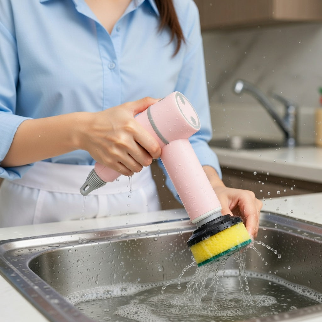 Soft rotating sponge