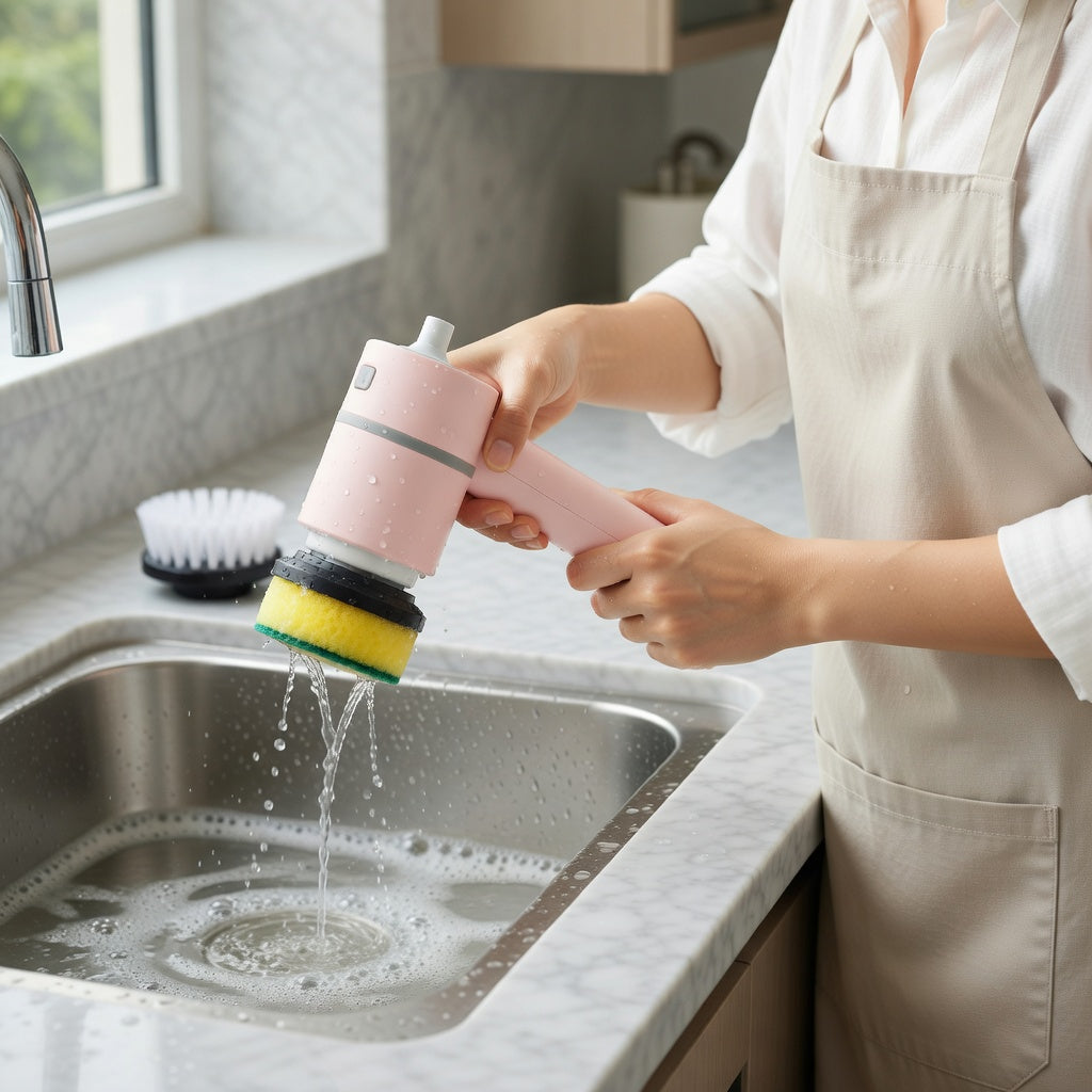 Scrubbing shouldn't hurt or take forever