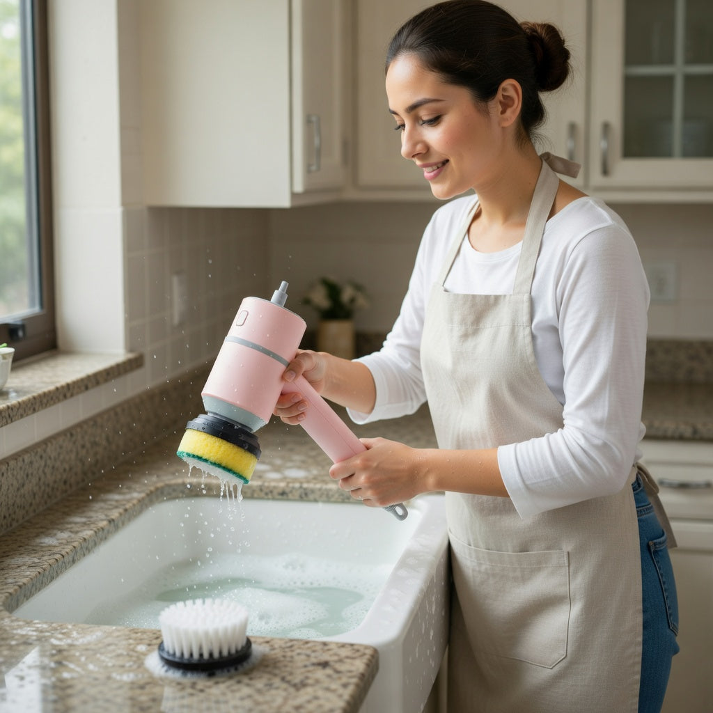 Cleaning becomes part of the routine